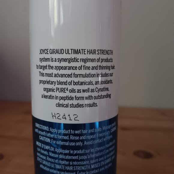 Joyce Giraud Keratin Therapy Shampoo + Conditioner 8oz Ultimate Hair Strength - Picture 4 of 4